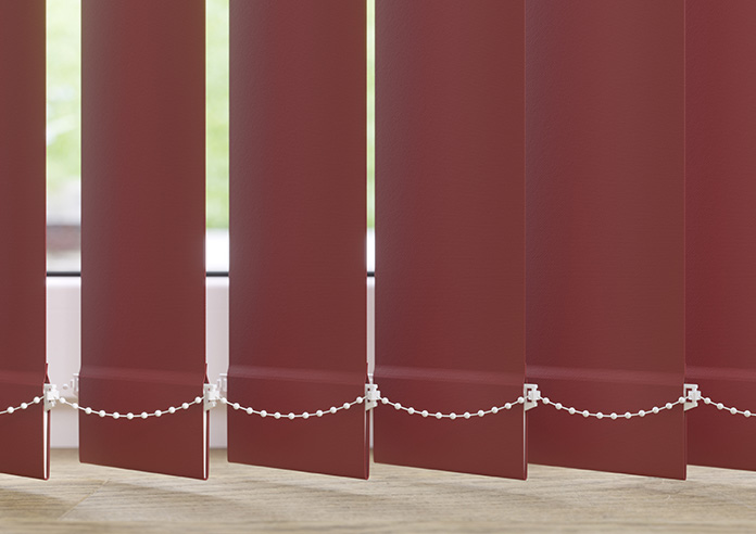 Orion (Blackout), Deep Carmine - Vertical Blind - Image 4